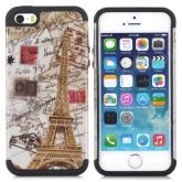 Protective Torre Eiffel Padrão Silicone 2-em-1