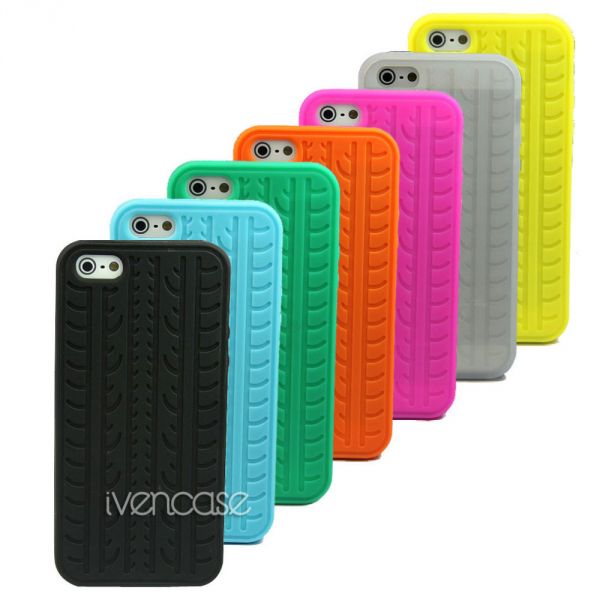 Case protetora de silicone para o iPhone 5