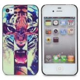 Case Pintura Tiger Pattern Emboss