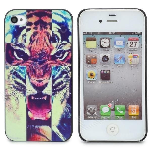 Case Pintura Tiger Pattern Emboss